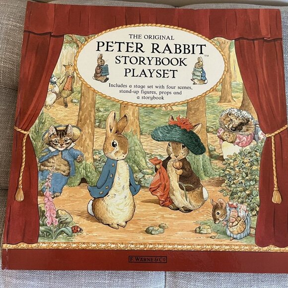 The Original Peter Rabbit Storybook Playset by Beatrix Potter - Picture 2 of 8